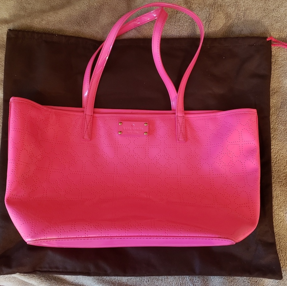 Hot pink Kate Spade Tote